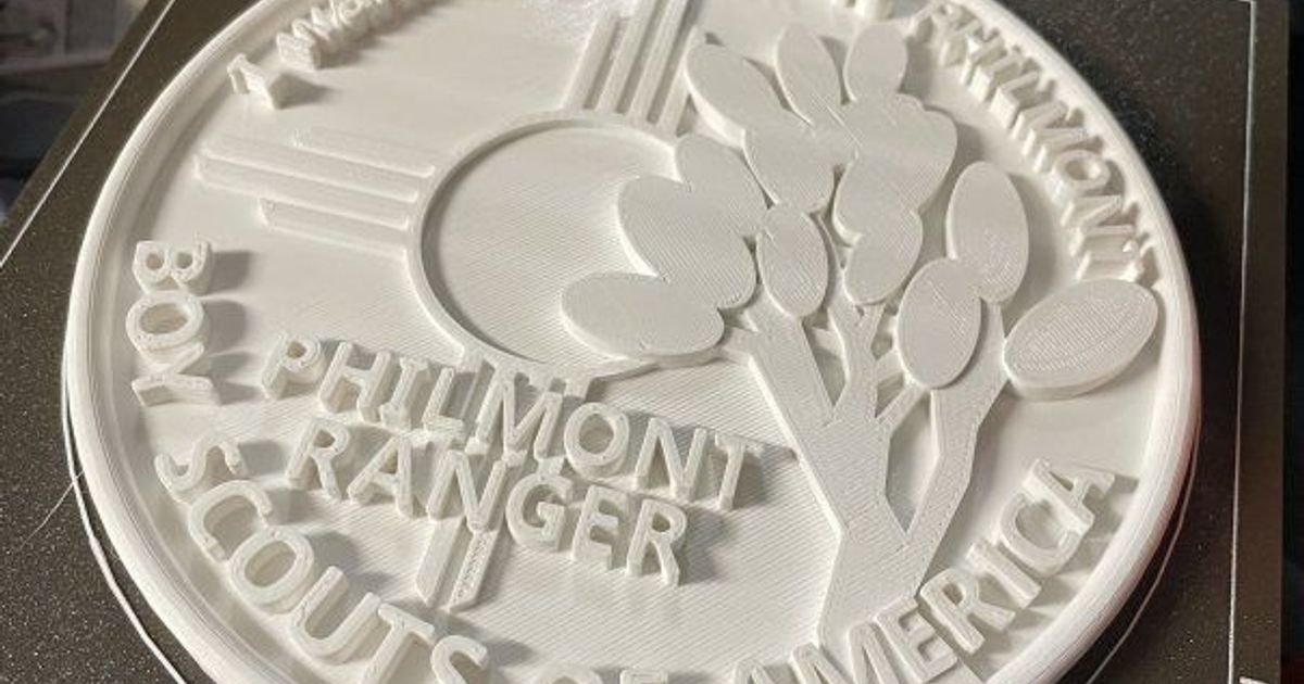 Philmont Ranger Patch by arnmac Download free STL model