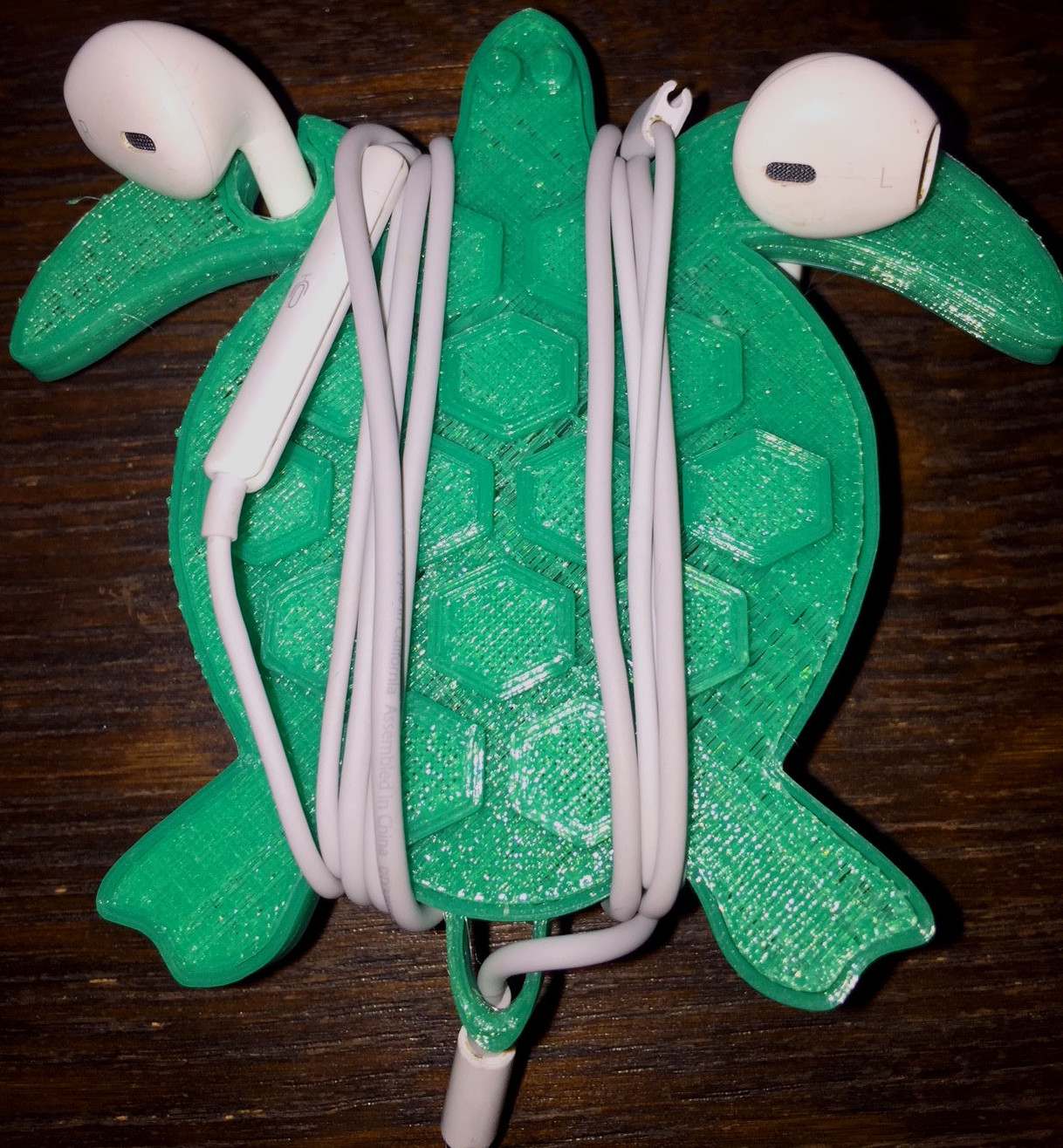 Sea Turtle Earbud Headphone Wrapper