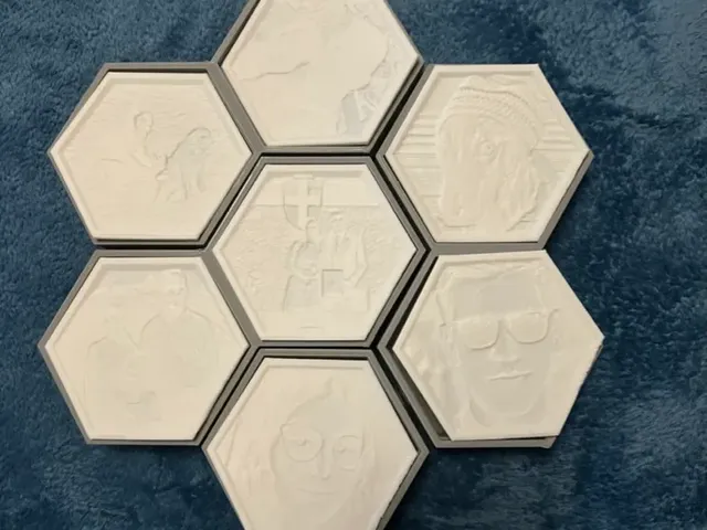 led bilder in lithophane