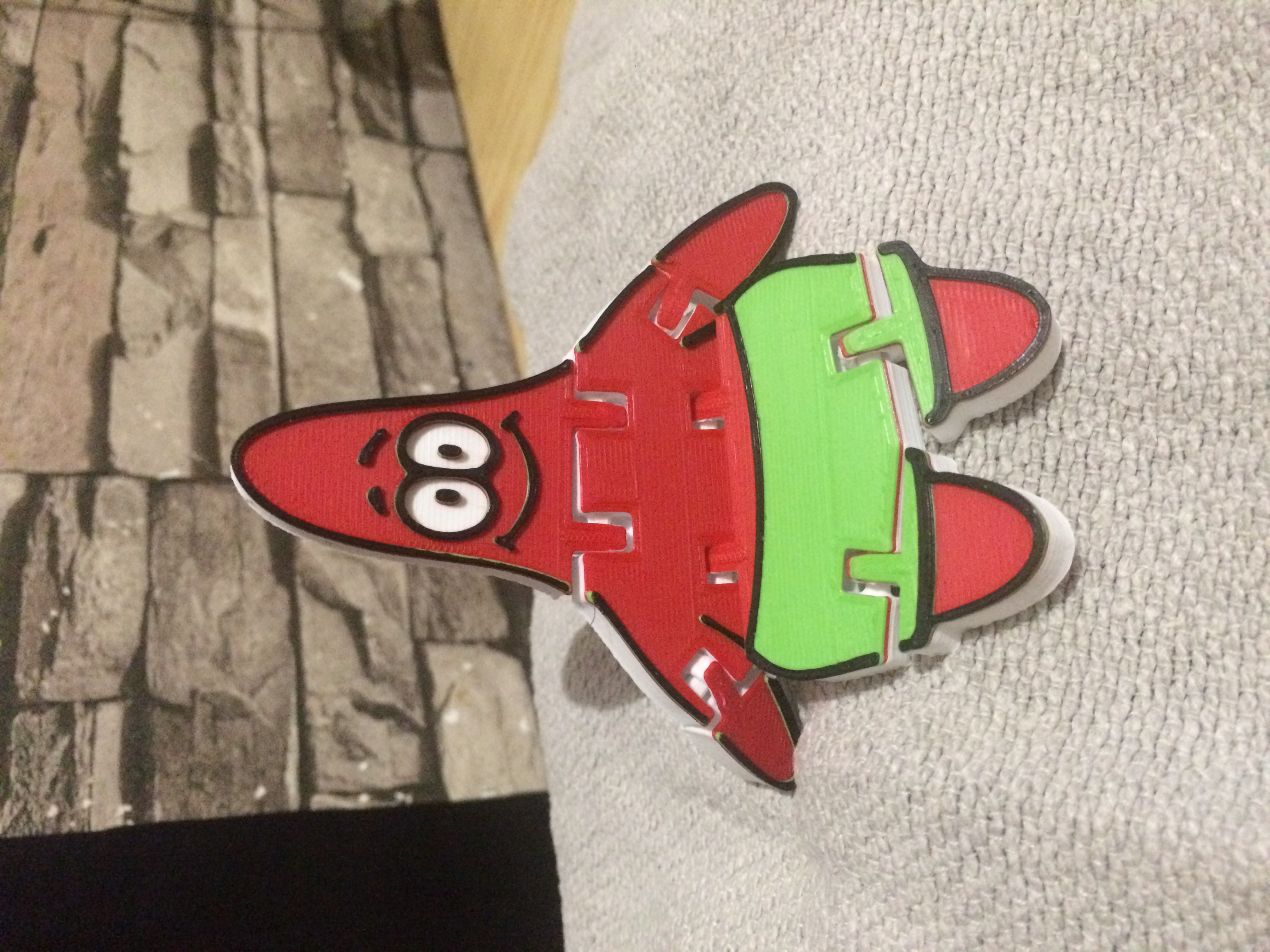 Miniatura 8 do modelo 3D Flexi Patrick Star (SpongeBob SquarePants)