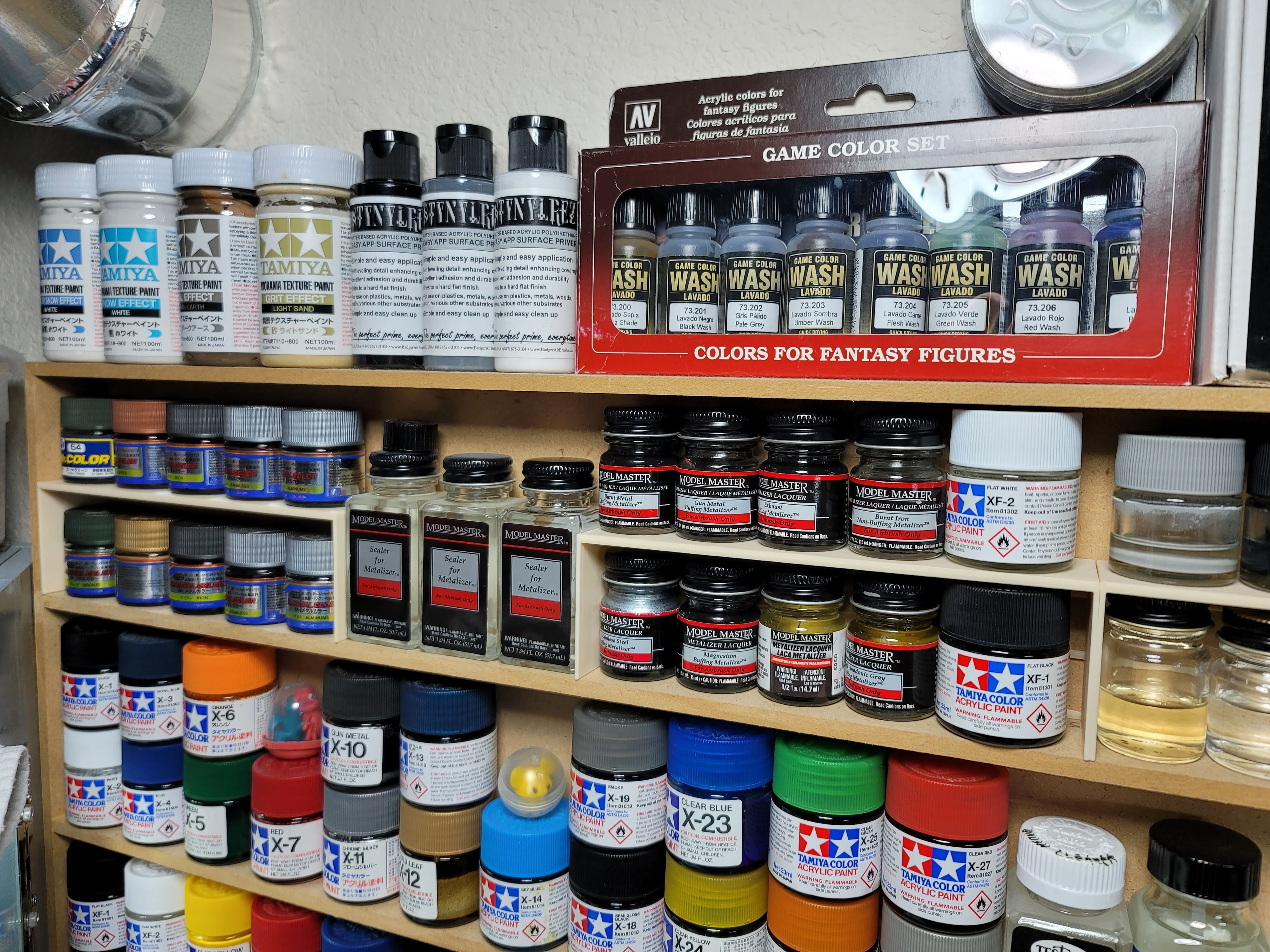 Hobby Paint Shelf