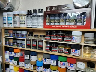 Hobby Paint Shelf by 3D Printer Dude