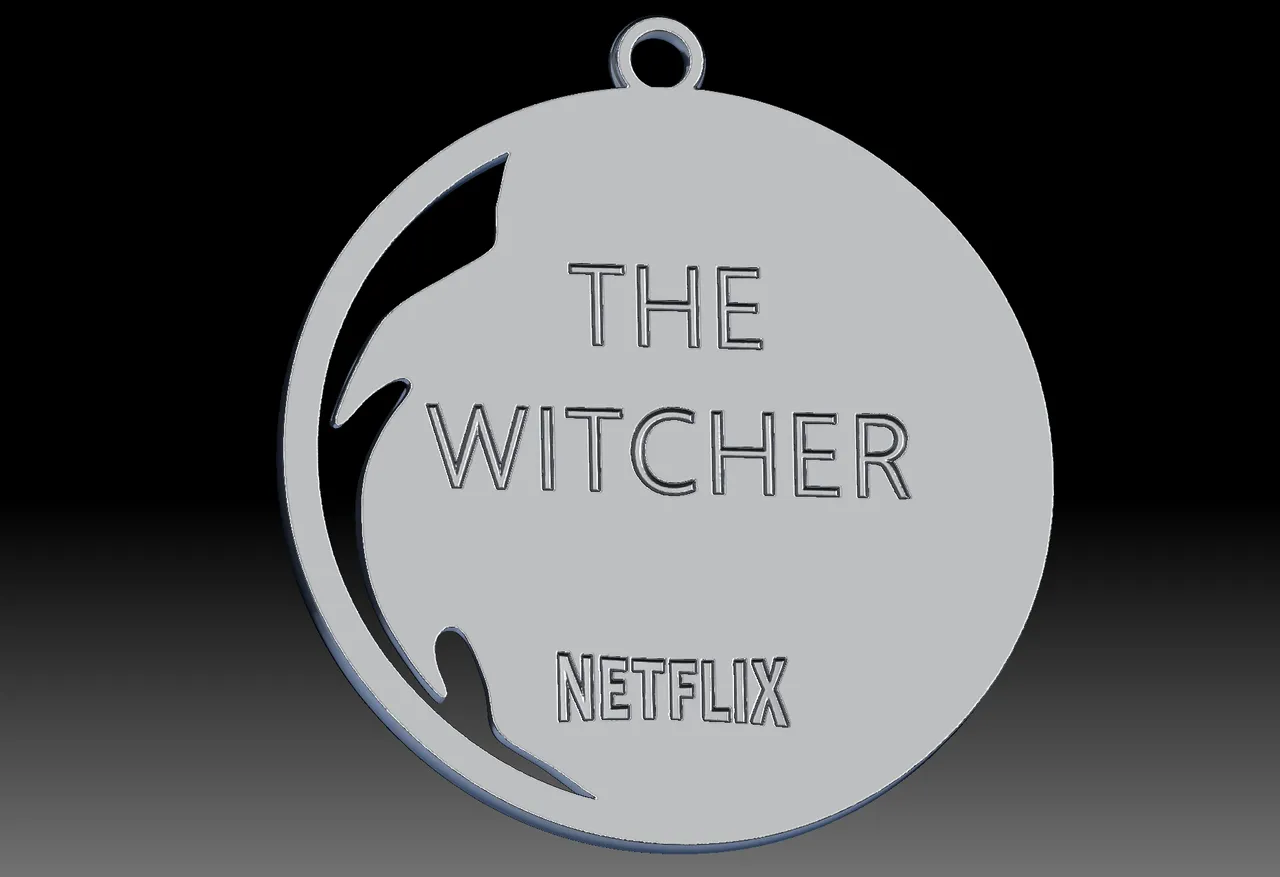 The Witcher Necklace by JS-studio Download free STL model