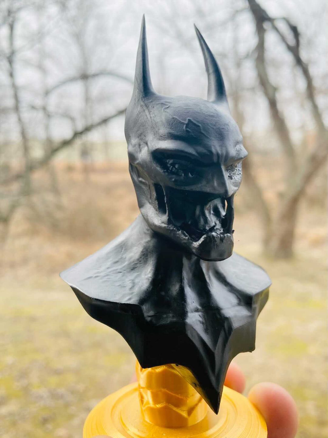 Miniatura 3 do modelo 3D Nightmare Batman - Bust Statue