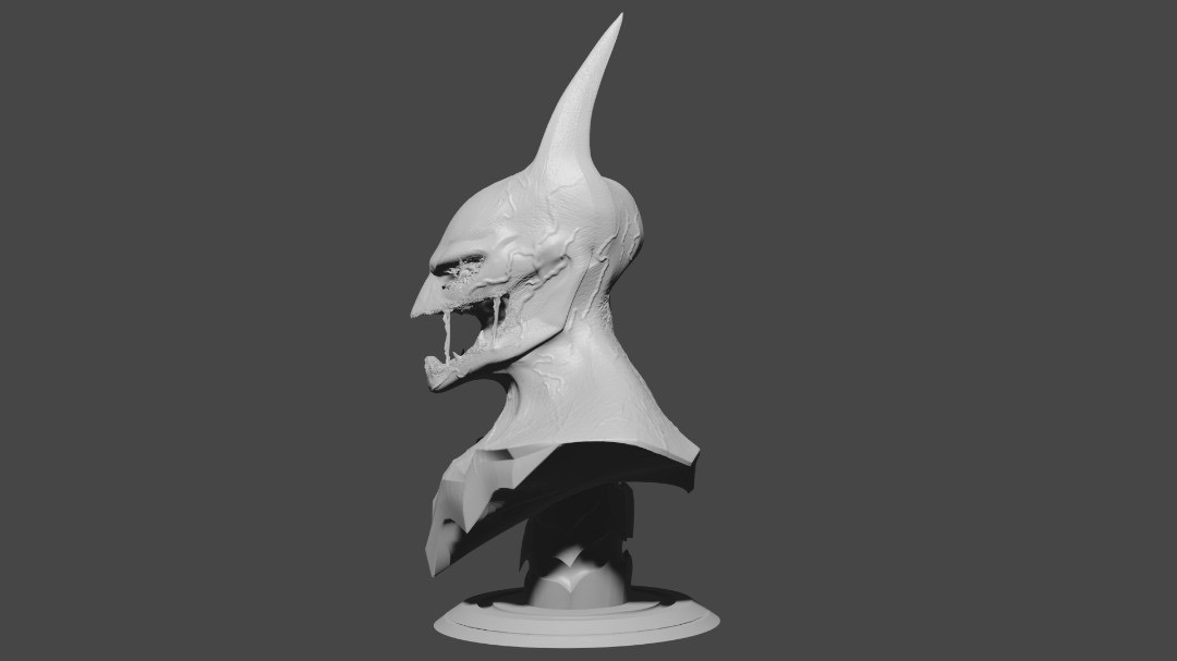 Miniatura 4 do modelo 3D Nightmare Batman - Bust Statue