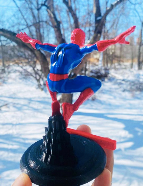 Miniatura 2 do modelo 3D Spider-Man - Statue