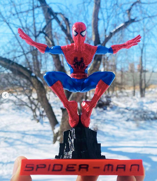 Miniatura 3 do modelo 3D Spider-Man - Statue