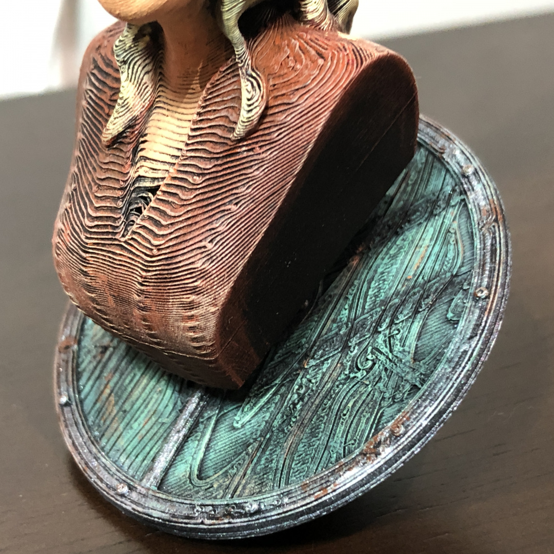 Lagertha from Vikings Bust Statue by OpenFigure3D Download free STL