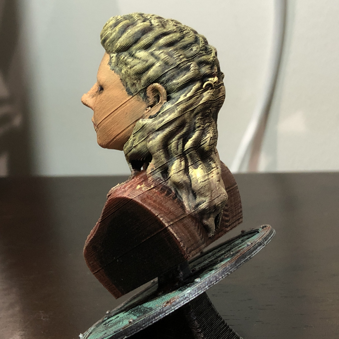 Lagertha from Vikings Bust Statue by OpenFigure3D Download free STL