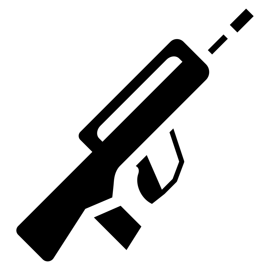 Rifle Wall Hanger Efficient - Gun Icons — thumbnail 3