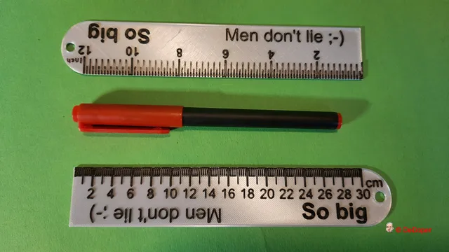 A ruler exclusively for men