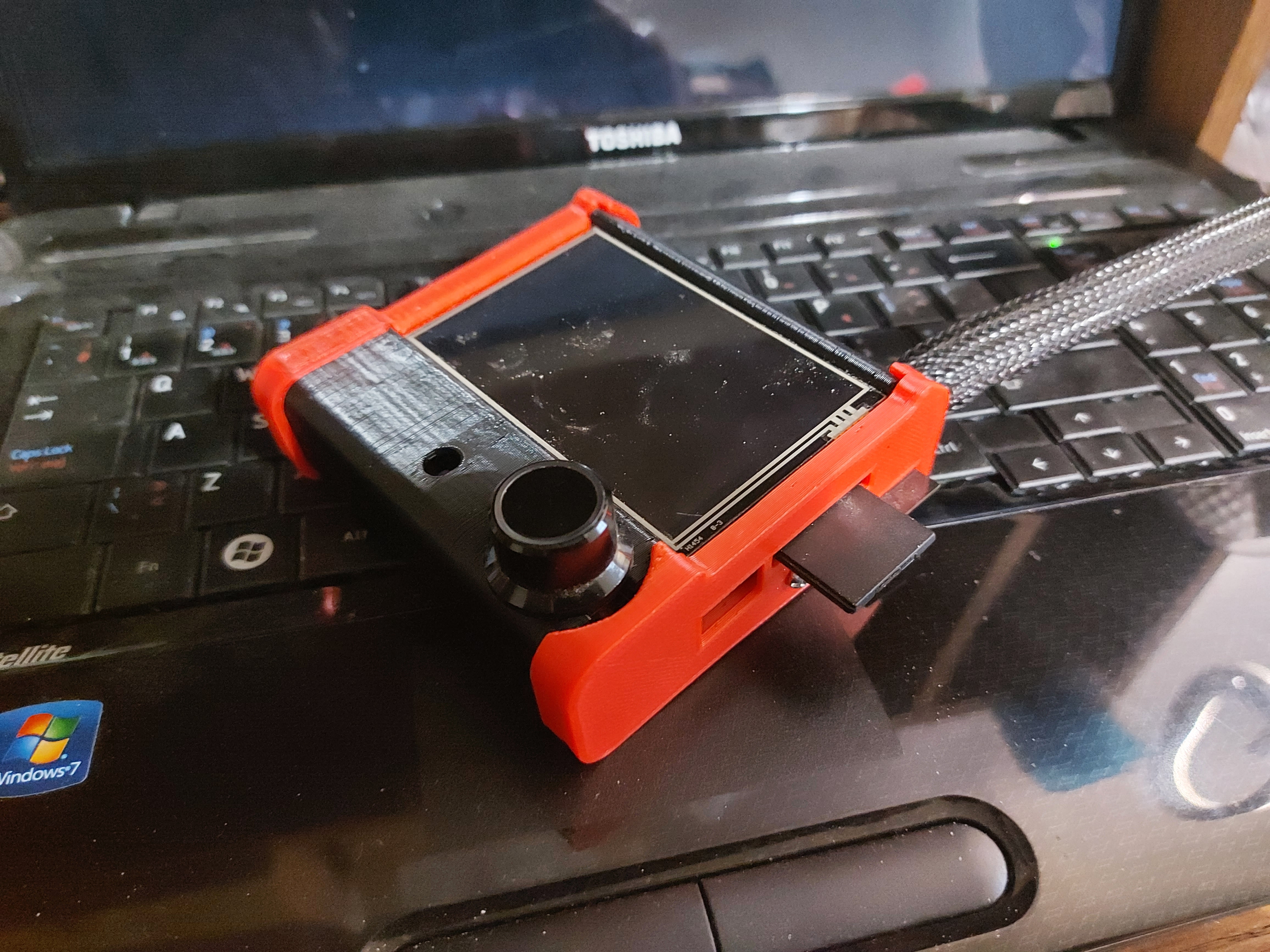 TFT35 E3 case remixed for ESP01S wifi daughterboard