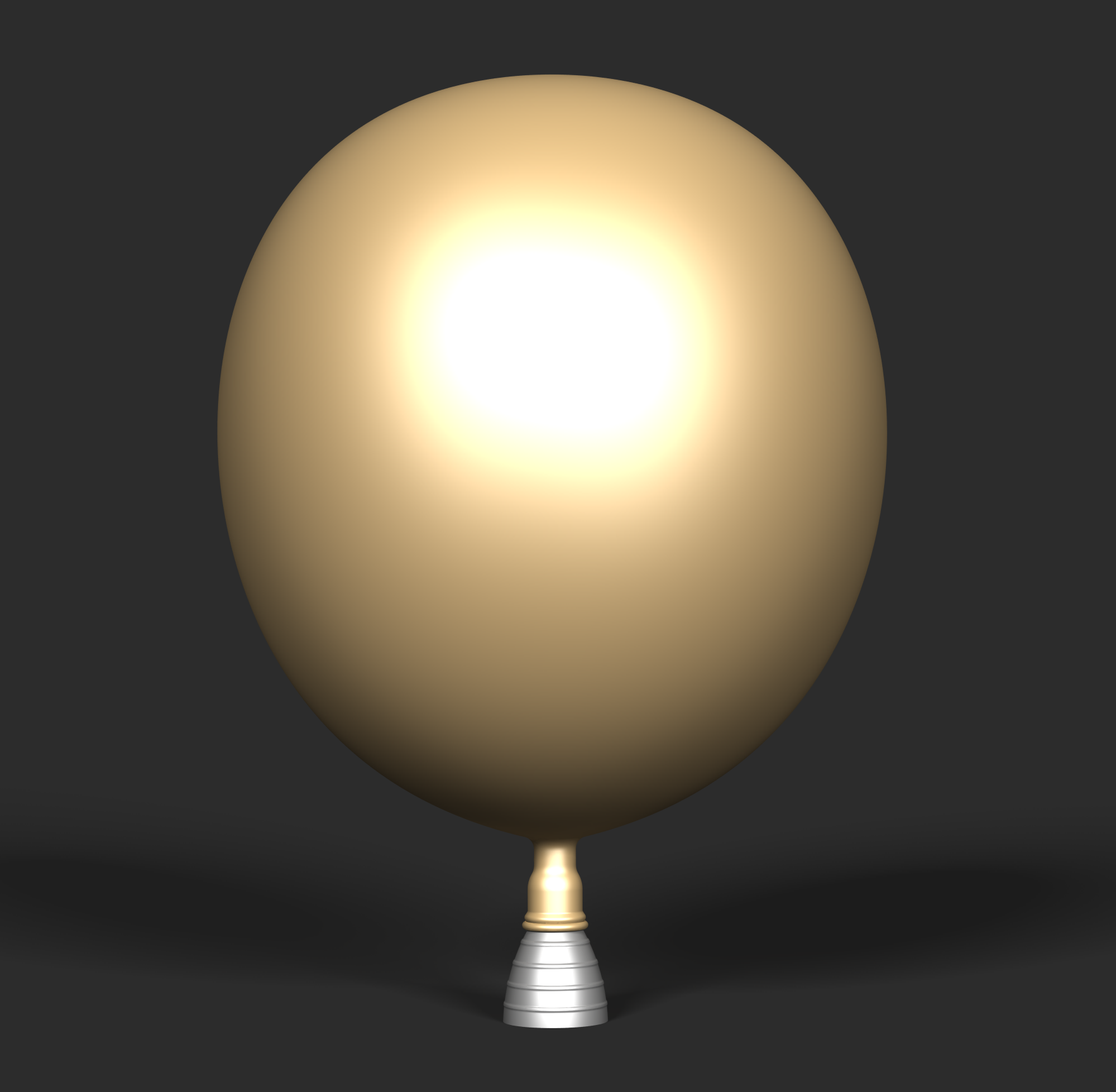 Miniatura 11 do modelo 3D Rocket engine balloon