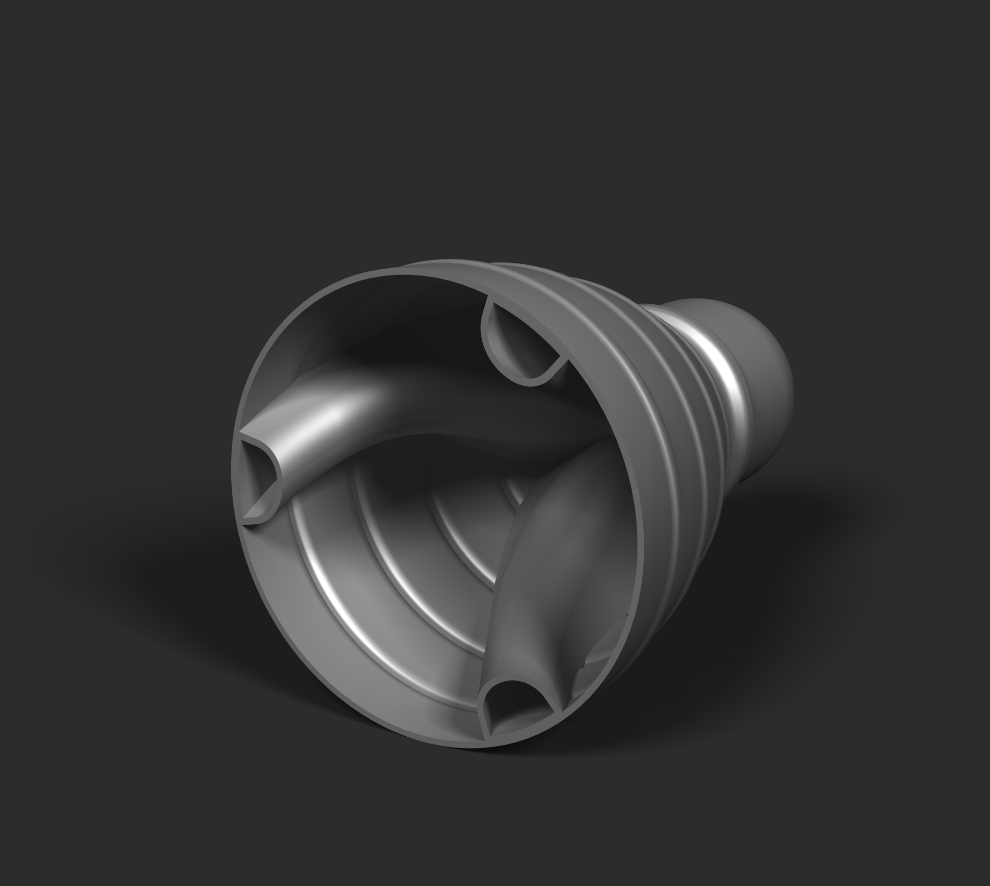 Miniatura 8 do modelo 3D Rocket engine balloon