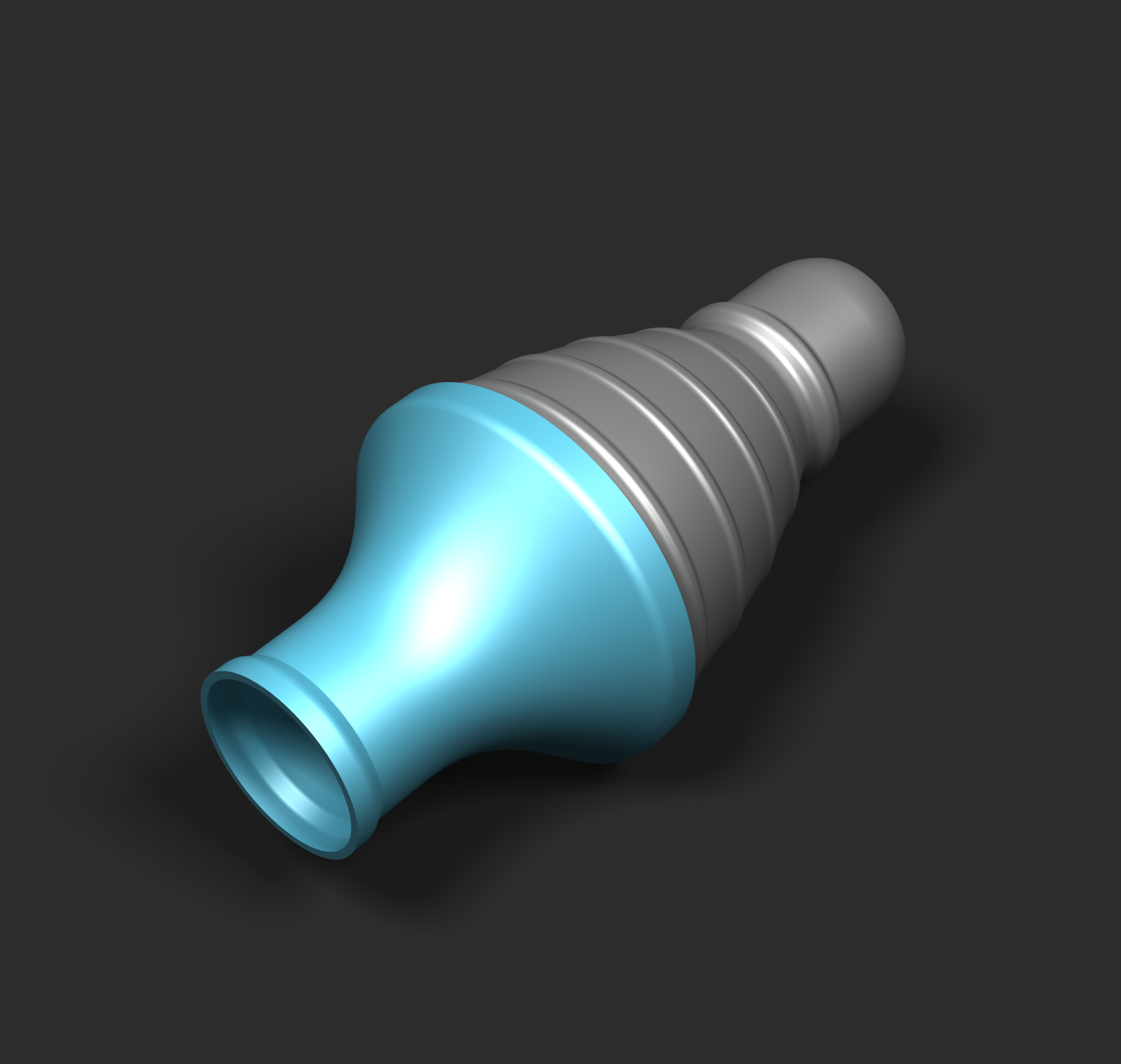 Miniatura 9 do modelo 3D Rocket engine balloon
