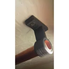 15mm (1/2 inch) copper pipe shower curtain