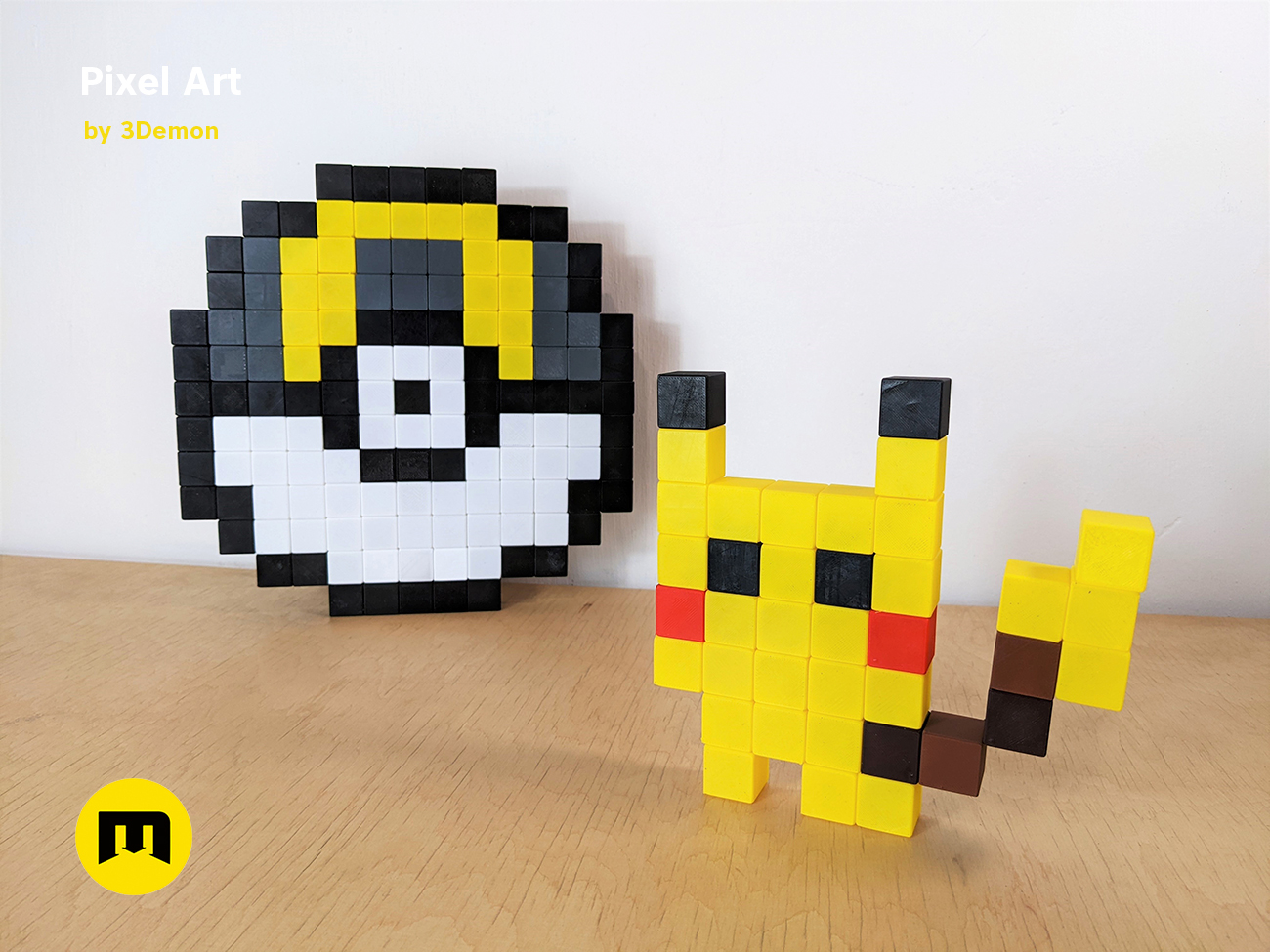 Miniatura 15 do modelo 3D Pixel Art Building Blocks