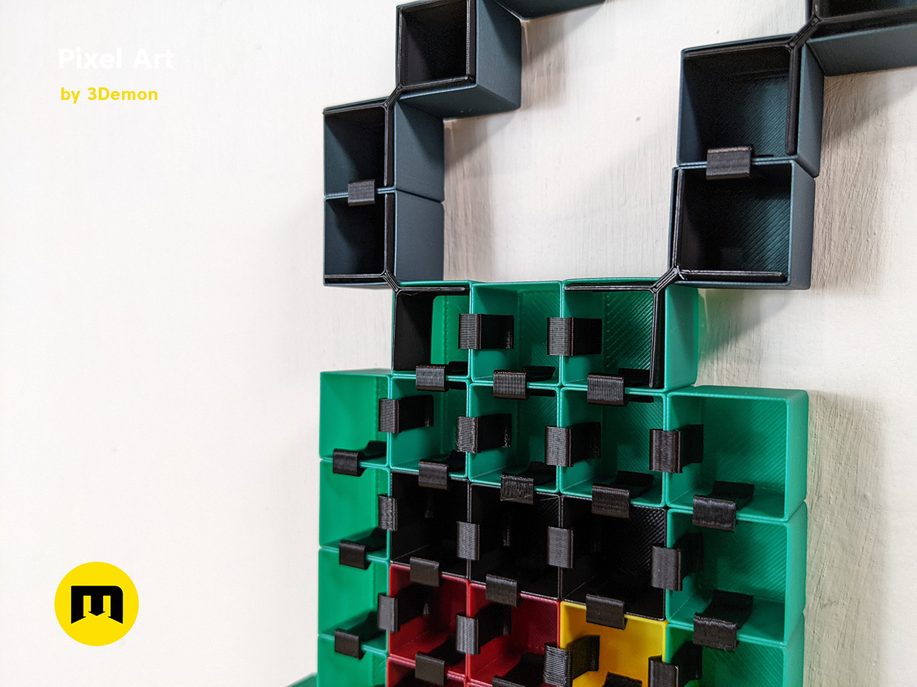 Miniatura 6 do modelo 3D Pixel Art Building Blocks
