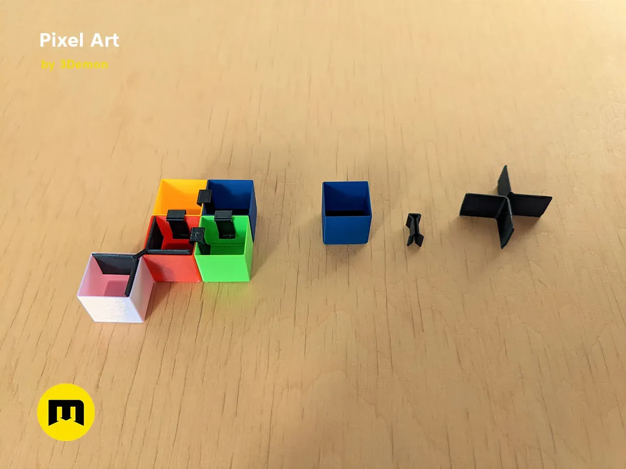 Pixel Art Building Blocks by 3Demon | Download free STL model ...