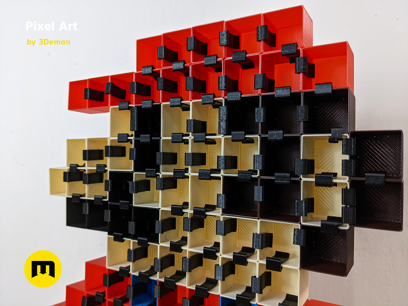 Miniatura 14 do modelo 3D Pixel Art Building Blocks