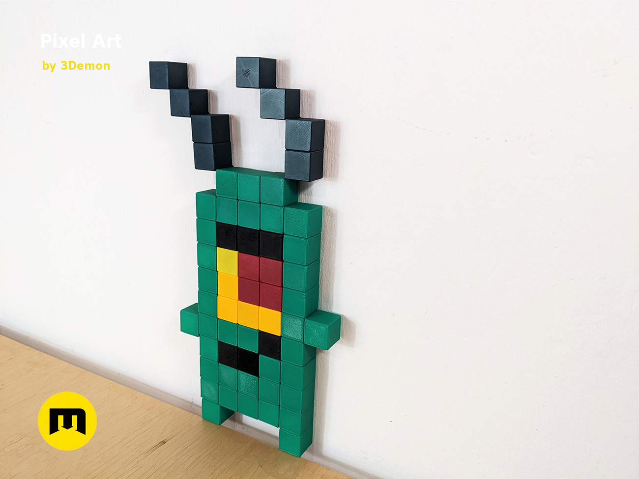 Miniatura 5 do modelo 3D Pixel Art Building Blocks