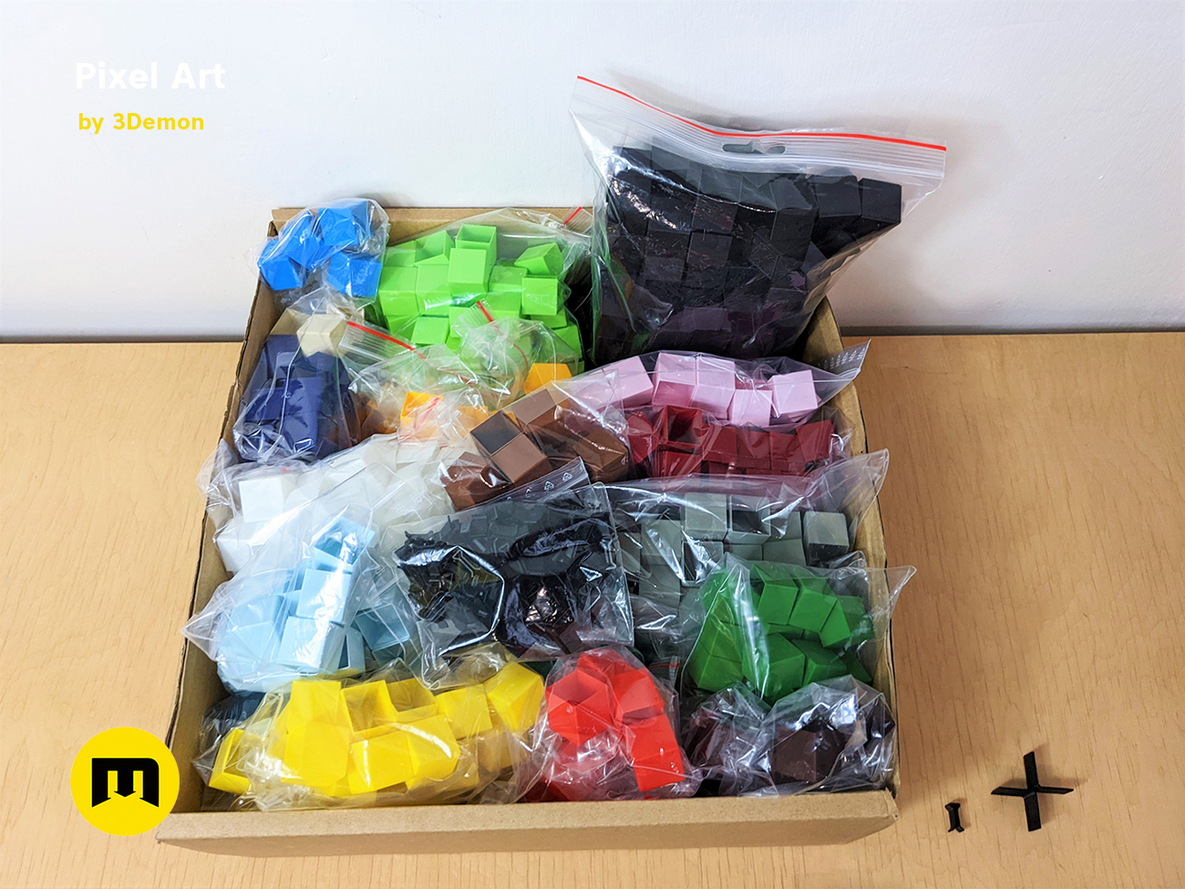 Miniatura 21 do modelo 3D Pixel Art Building Blocks