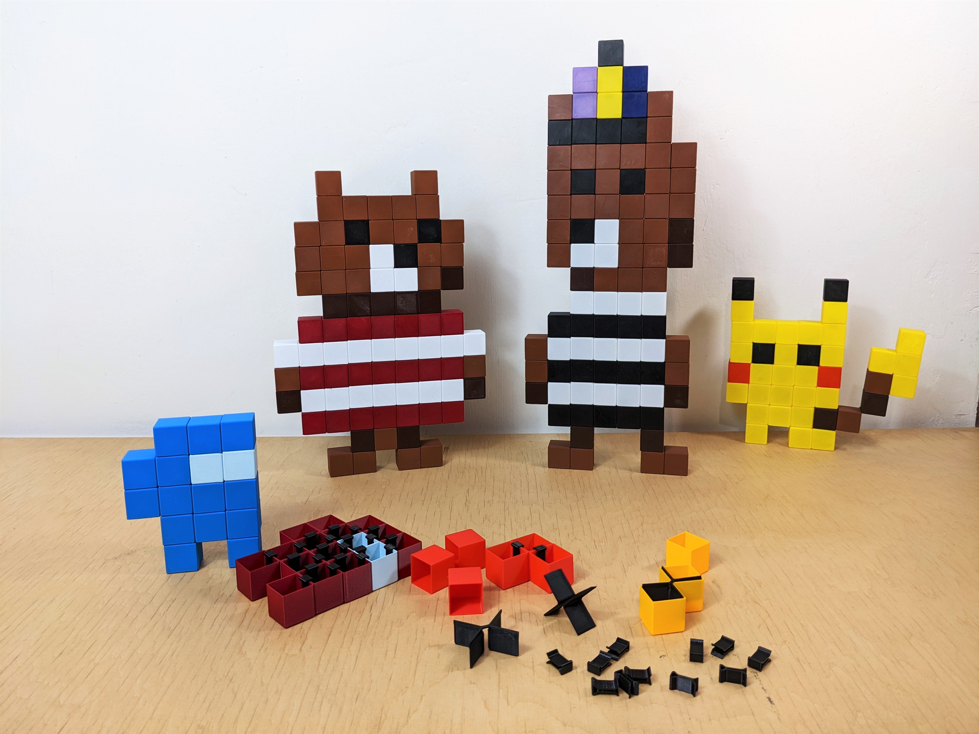 Pixel Art Building Blocks