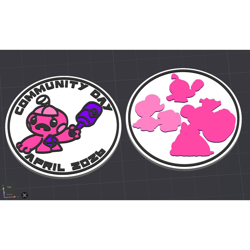Pokemon Go Community Day #116 coin - Tinkatink