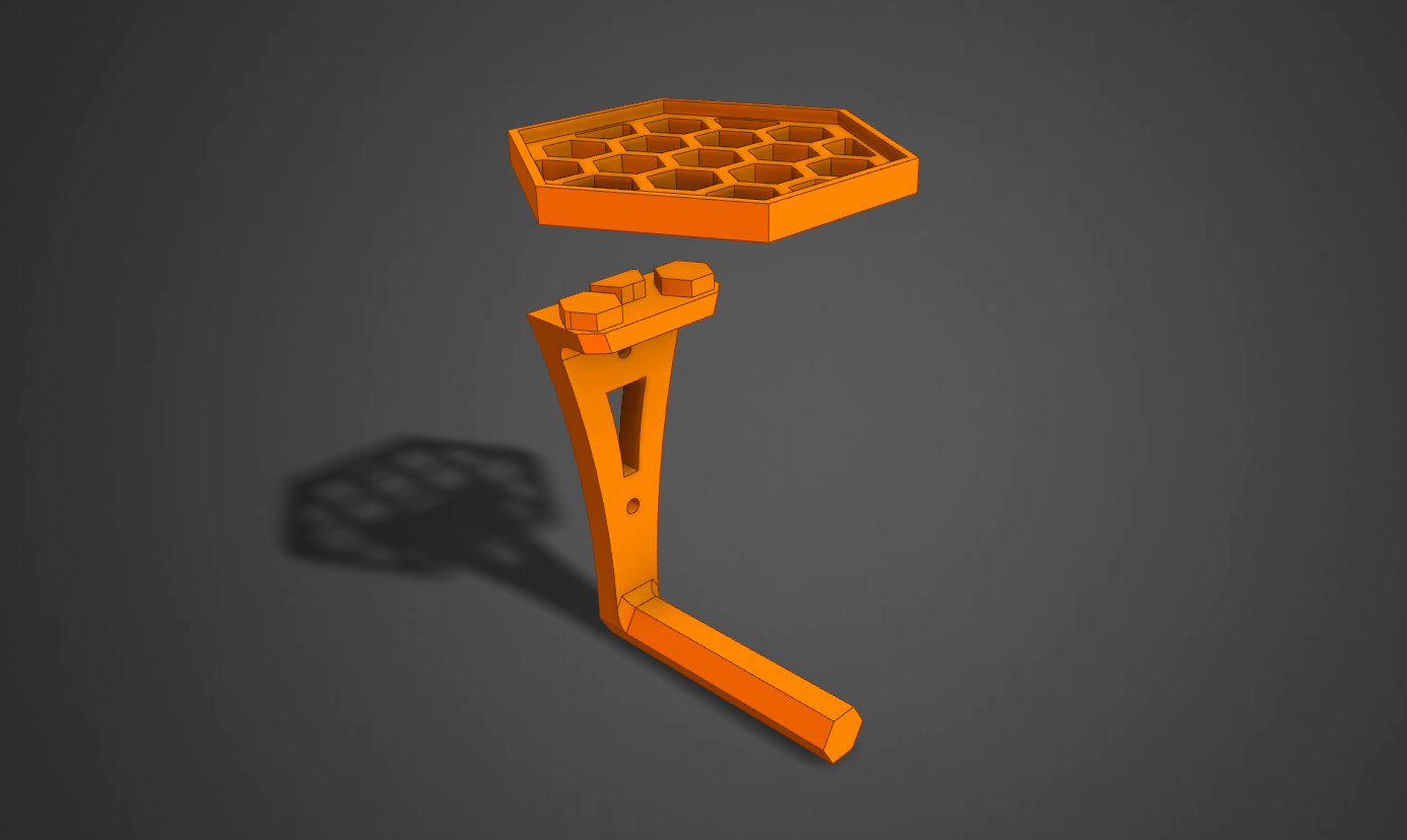 Miniatura 6 do modelo 3D Minimalistic Spool Wall Mount