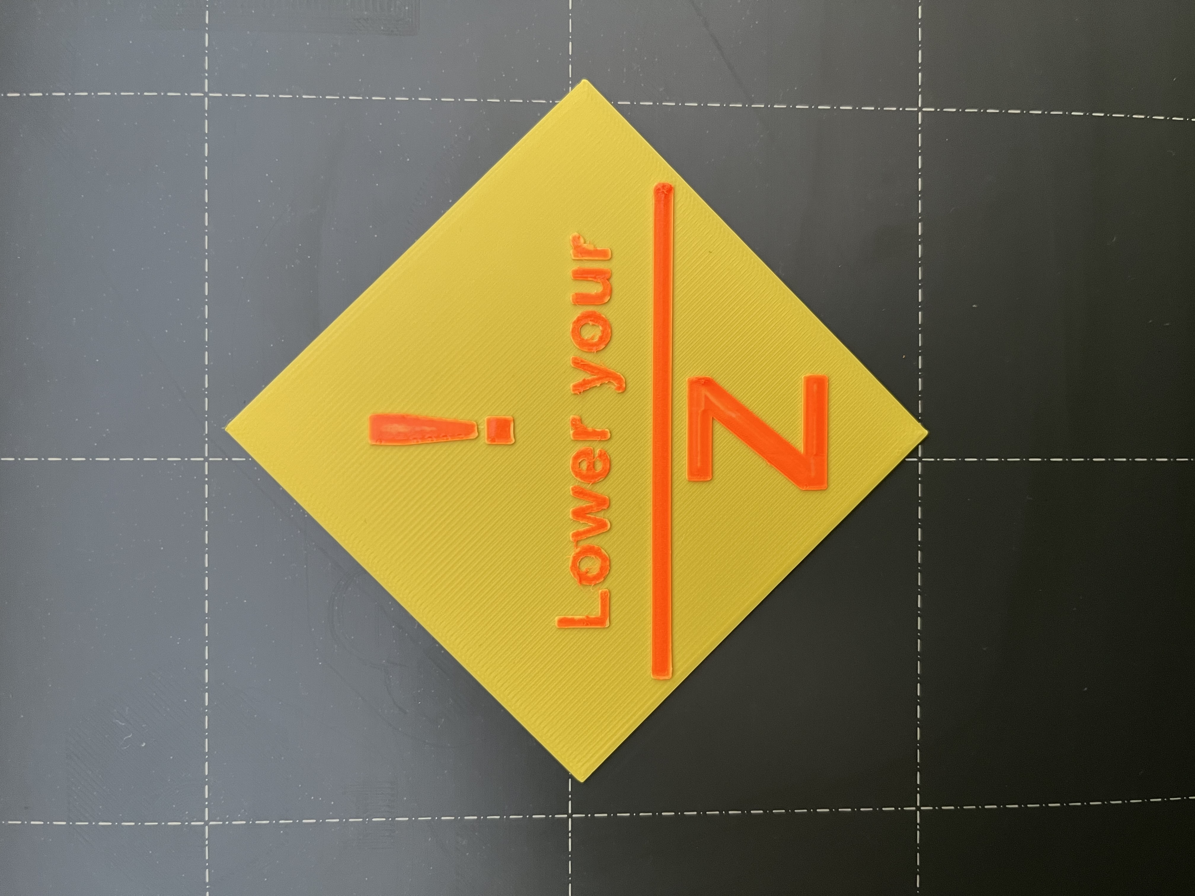 Lower Your Z! Gift Sign