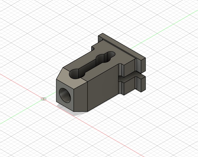 Audi 80 Clip OEM 893853663A 3D model