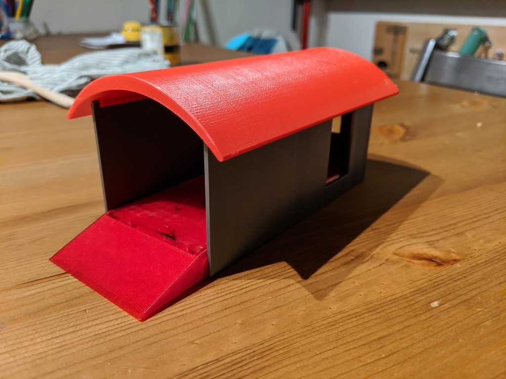 Toy Garage with Car Ramp / Ejection