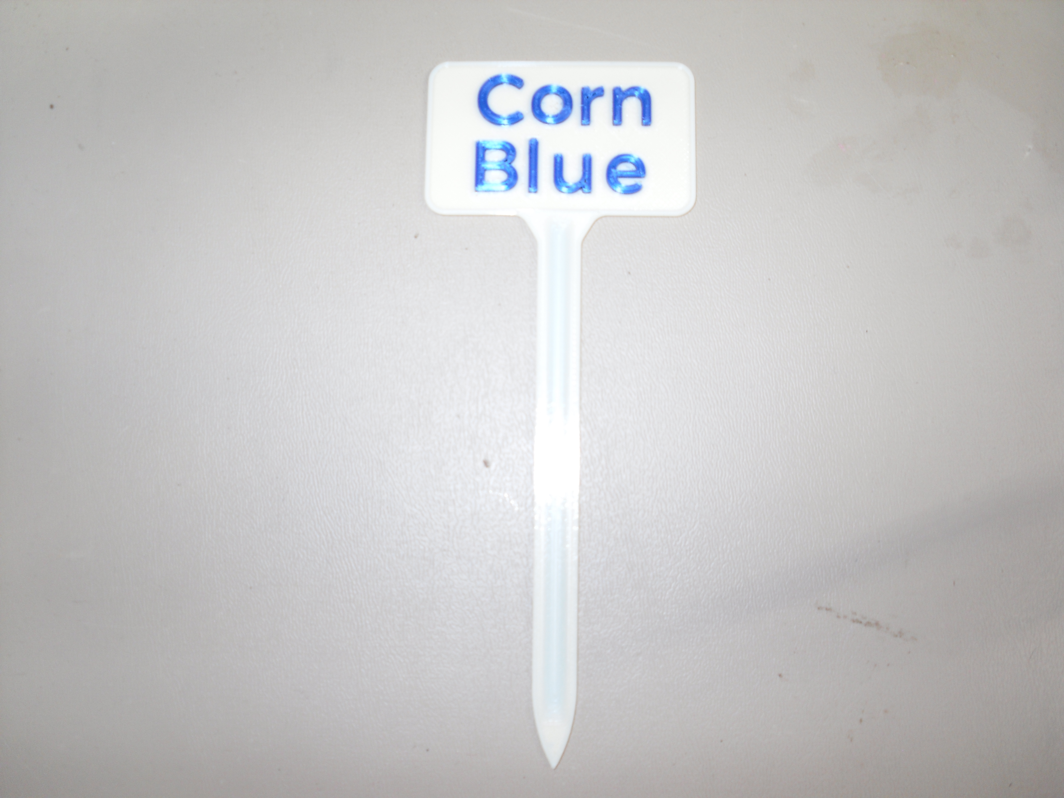 Plant Label Blue Corn