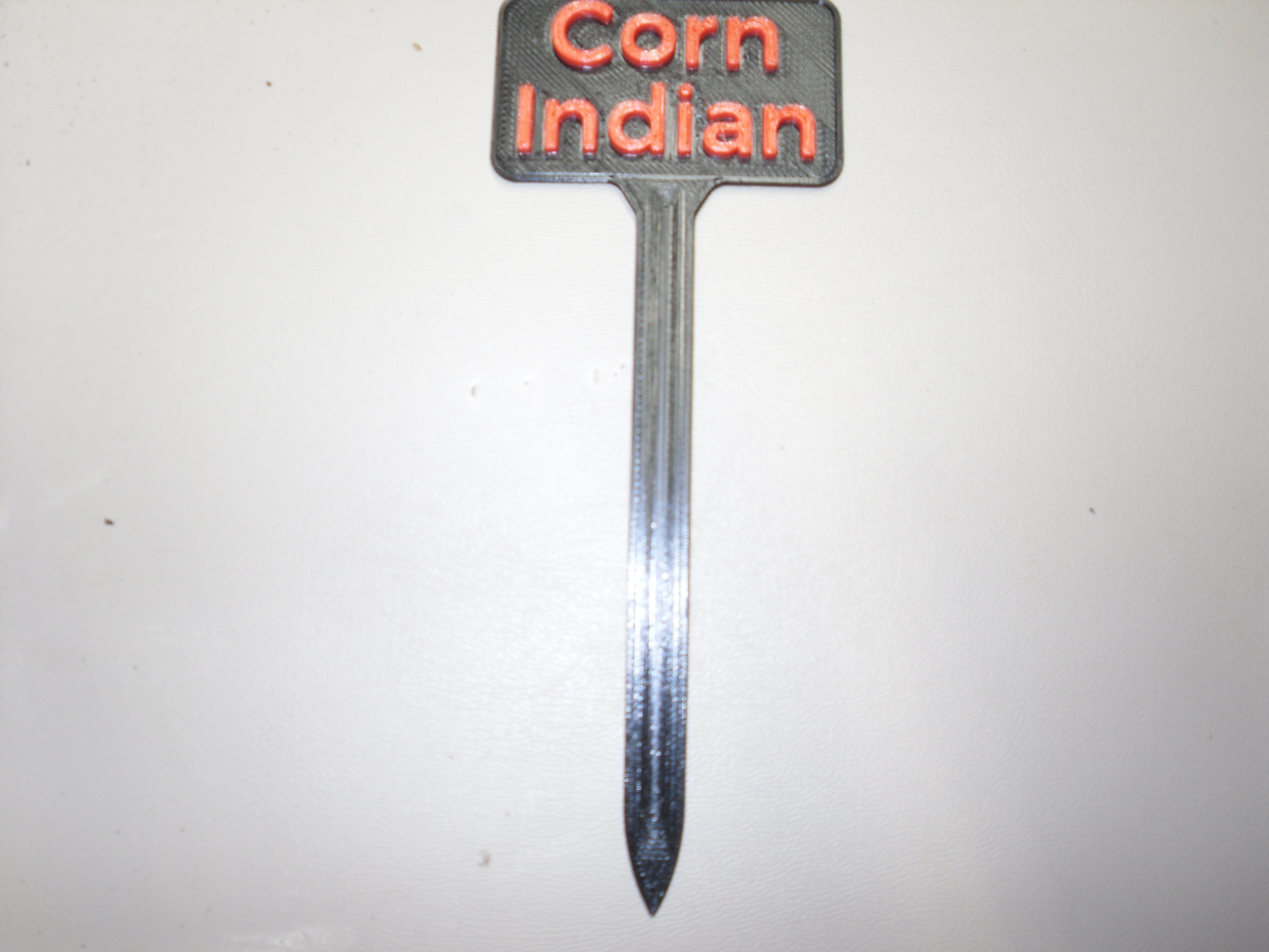 Plant Label Indian Corn