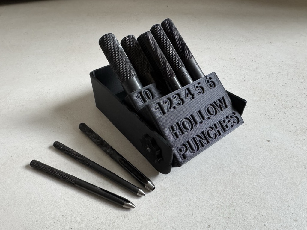 Case for a Punch Set or other cylindrical objects