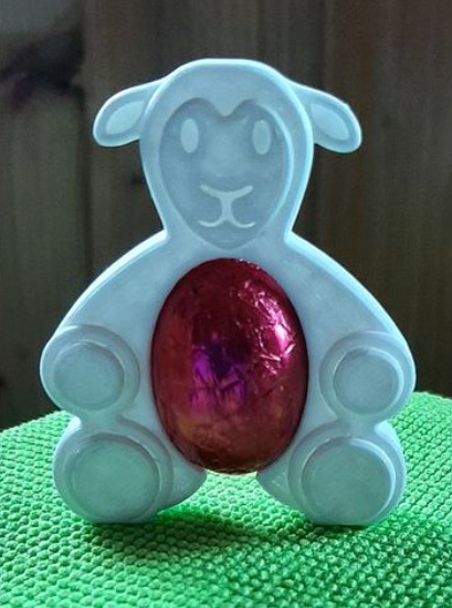 Easter lamb for chocolate eggs