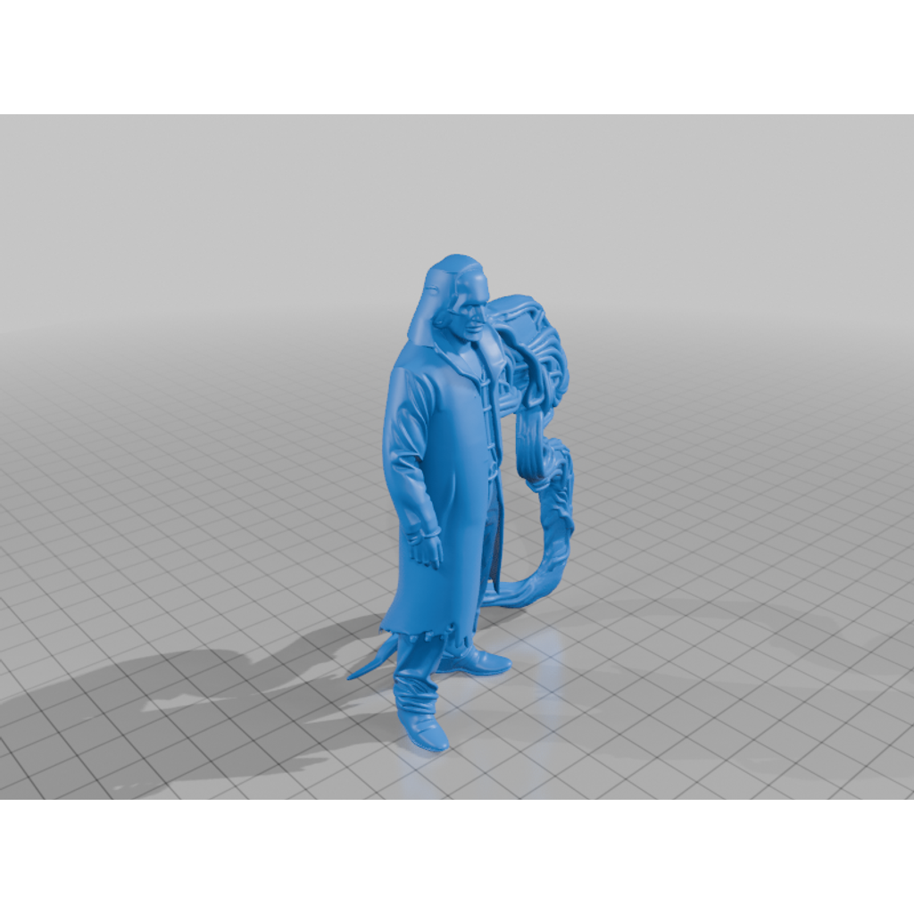 Victor Gideon in Residual Evil Requiem mutanted Boss Figure STL