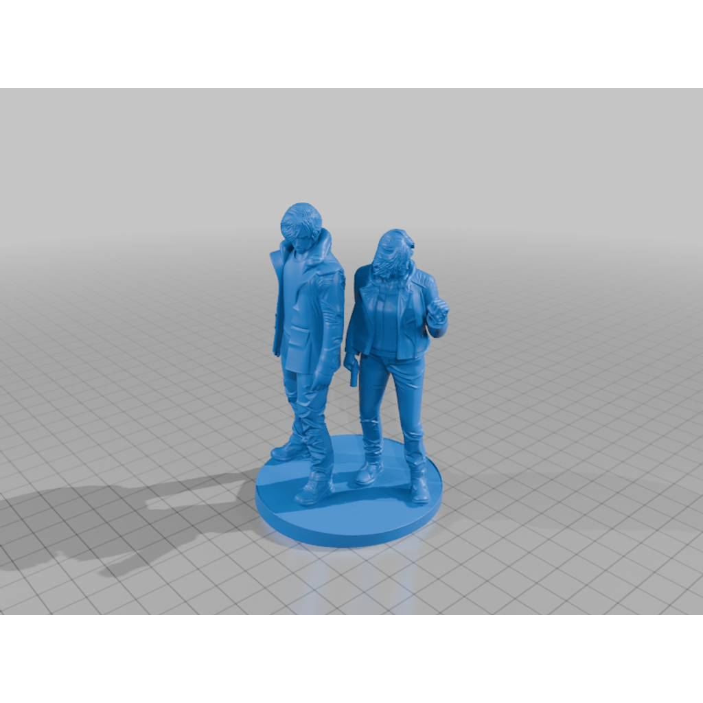 Leon and Grace Residual Evil Requiem Figure STL [FREE]
