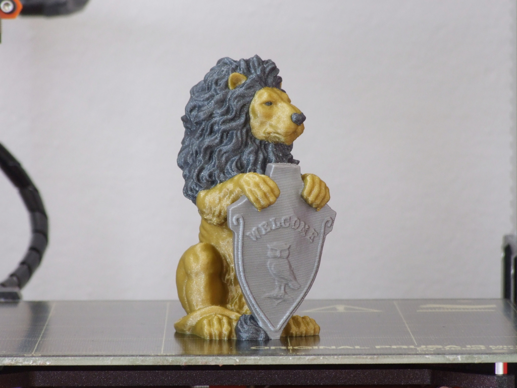 Lion Statue (multi-material)