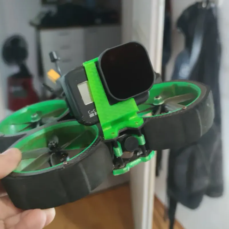 dueño Arena insecto Iflight Green Hornet Gopro Hero 5,6,7 & 8 mount by LegoRJ35 | Download free  STL model | Printables.com