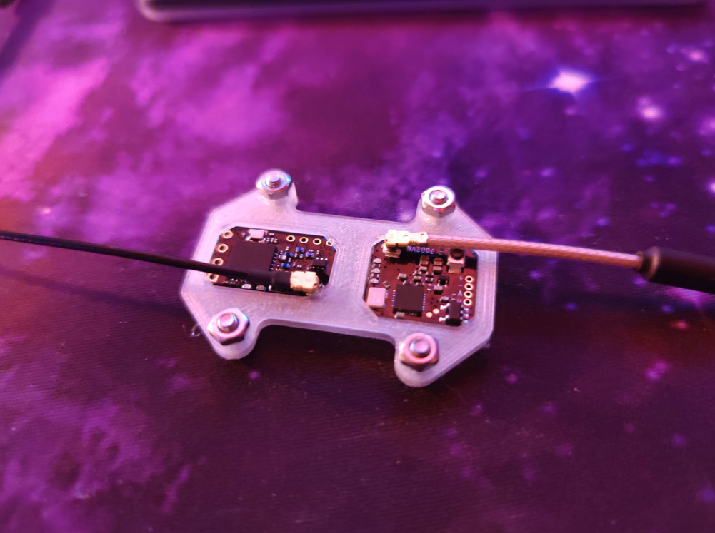 Zenchansi e7082VM VTX & TBS Crossfire Nano RX 25x25 mount