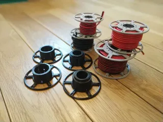 Mini Wire Spool Holder for Honeycomb Storage/HSW by Snares, Download free  STL model
