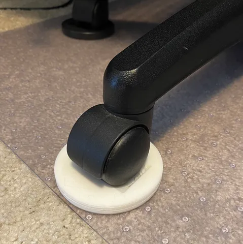 Wheel chock for office chair