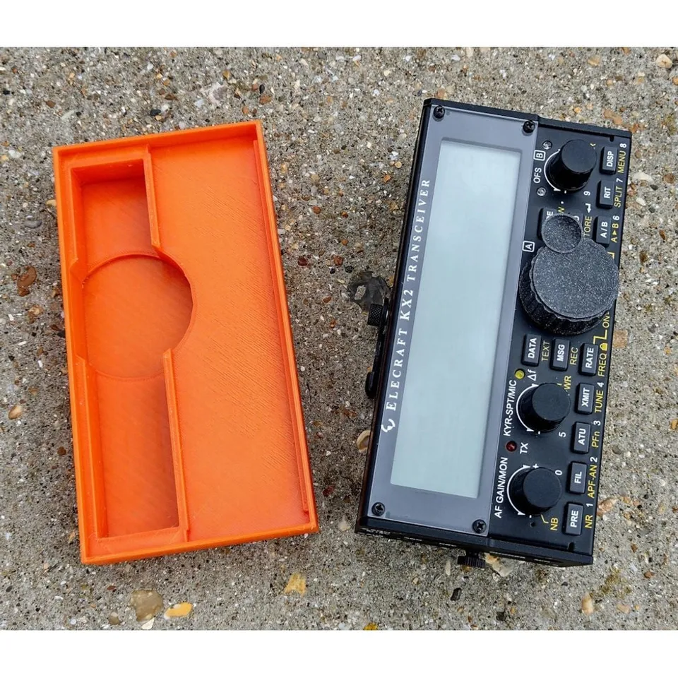 Elecraft KX2 Front Cover by G7UHN | Download free STL model