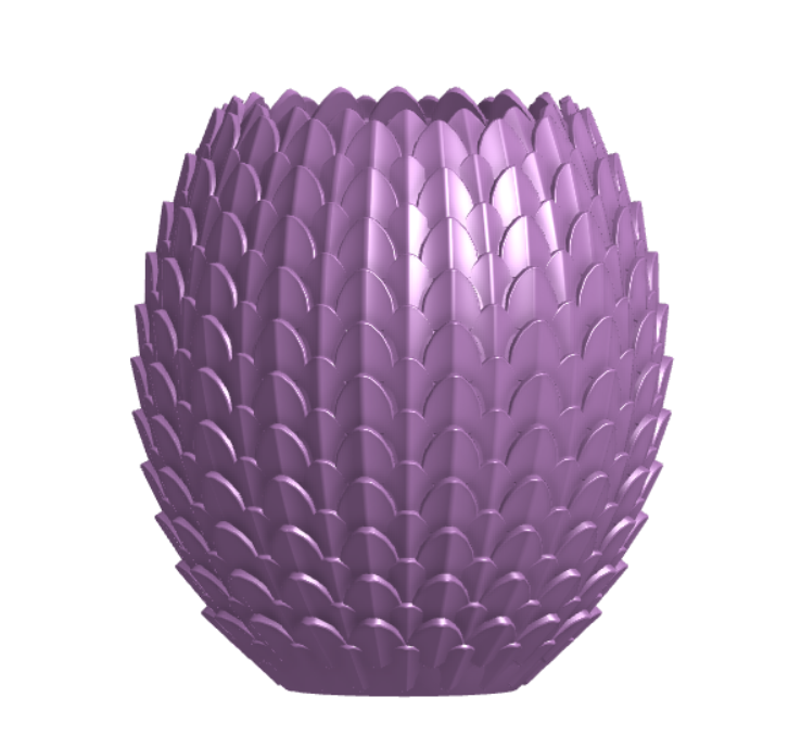 Decorative Scaled Egg by GCV3D | Download free STL model | Printables.com