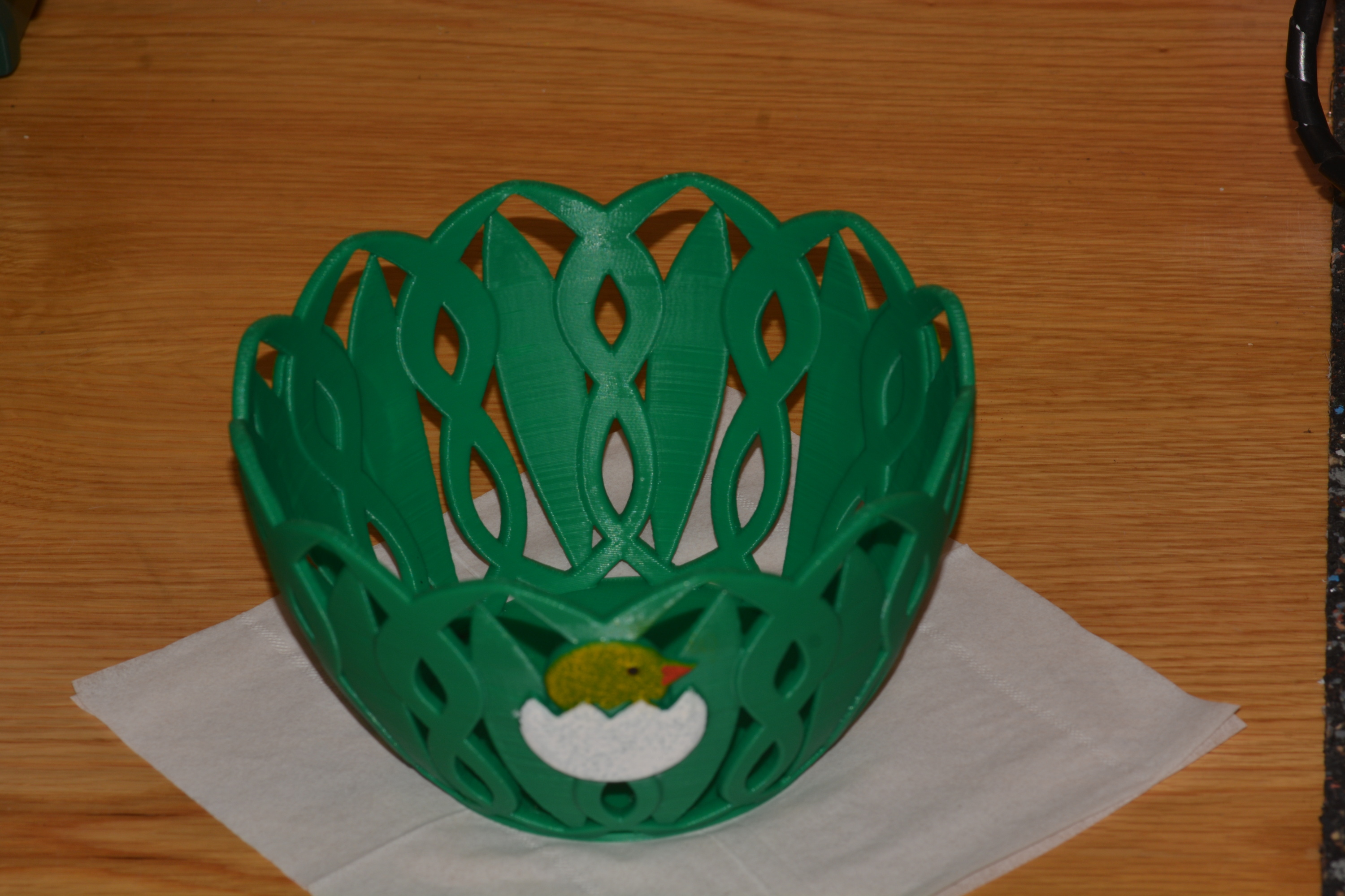 Miniatura 3 do modelo 3D Basket for Easter eggs