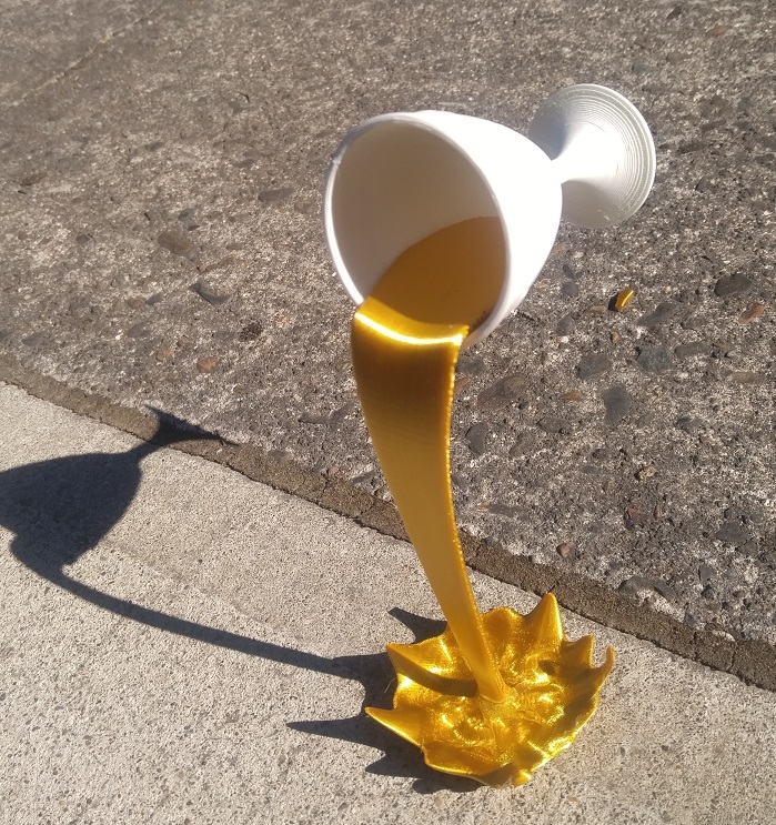 Miniatura 4 do modelo 3D Floating Goblet