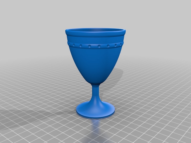 Miniatura 5 do modelo 3D Floating Goblet