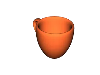 3-D Printable] Unspillable Cup Mechanism
