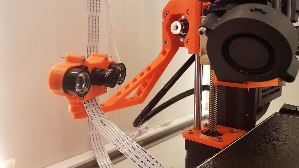 IR-Pi Cam Prusa i3 MK3/MK3s Camera mount Swivel Package